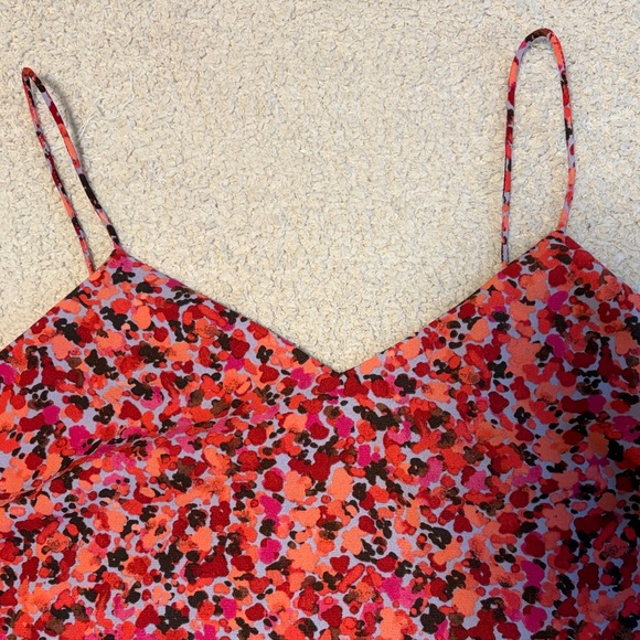 Nine West Bright Pink & Orange Floral Spaghetti-Strap Cami - Picture 4 of 5